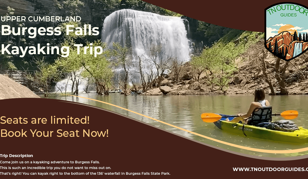 Kayak to Burgess Falls, Sunday October 3rd